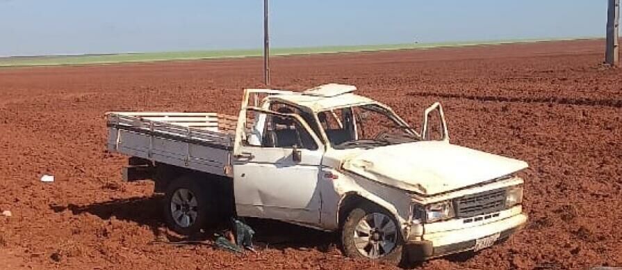 Imagem de compartilhamento para o artigo Produtor rural sofre acidente após falha mecânica em caminhonete na BR-060, em Paraíso das Águas da MS Todo dia